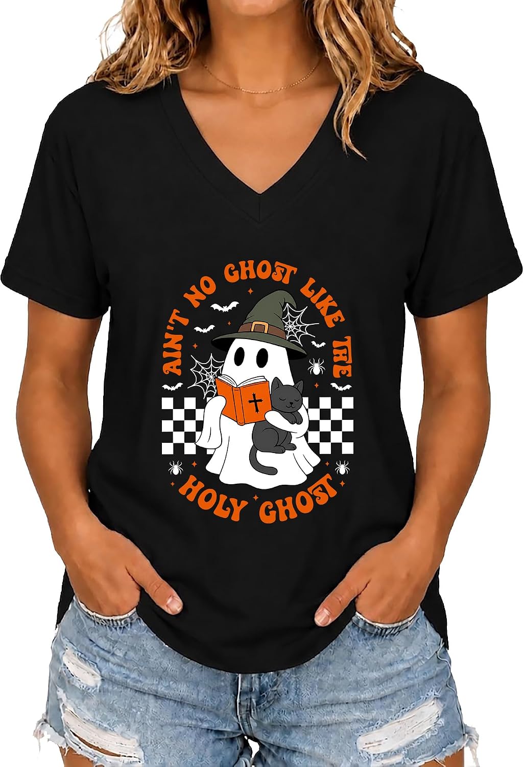 Ain't No Ghost Like the Holy Ghost Shirt Christian Halloween T-Shirt