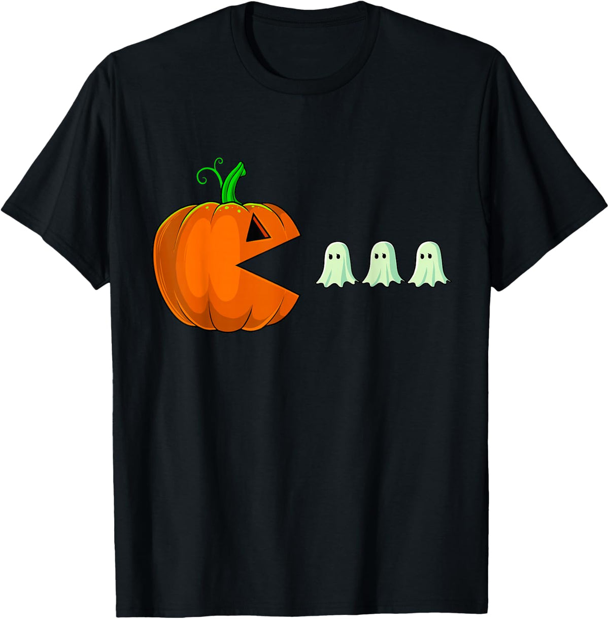 Halloween Pumpkin Funny Ghosts Boys Kids Women Men T-Shirt