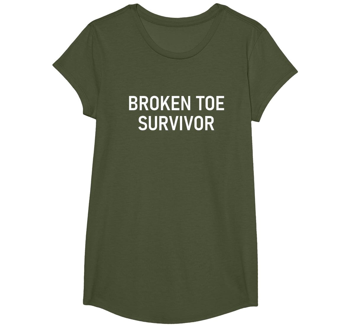 Broken Toe Survivor, Funny, Jokes, Sarcastic T-Shirt