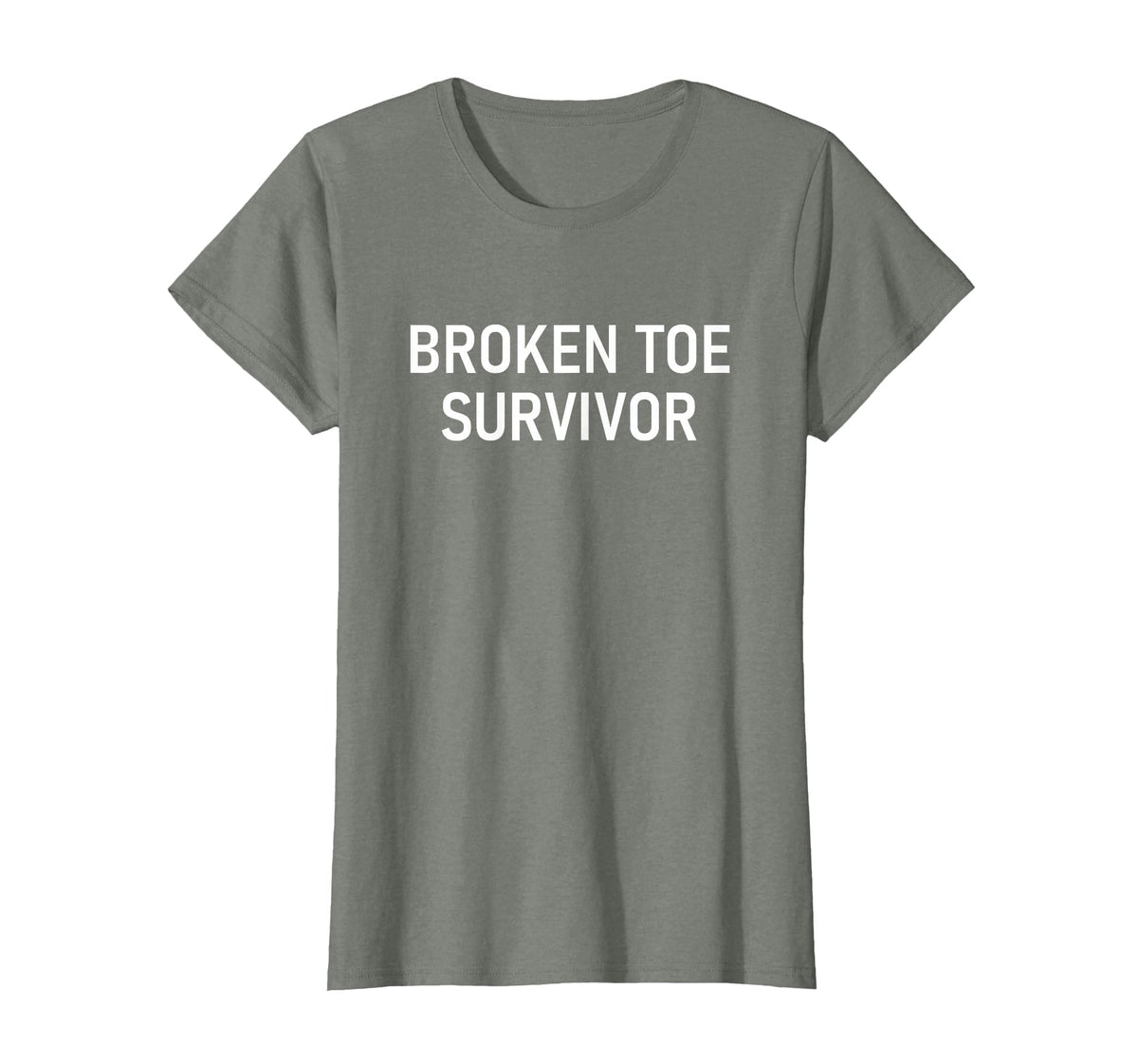 Broken Toe Survivor, Funny, Jokes, Sarcastic T-Shirt