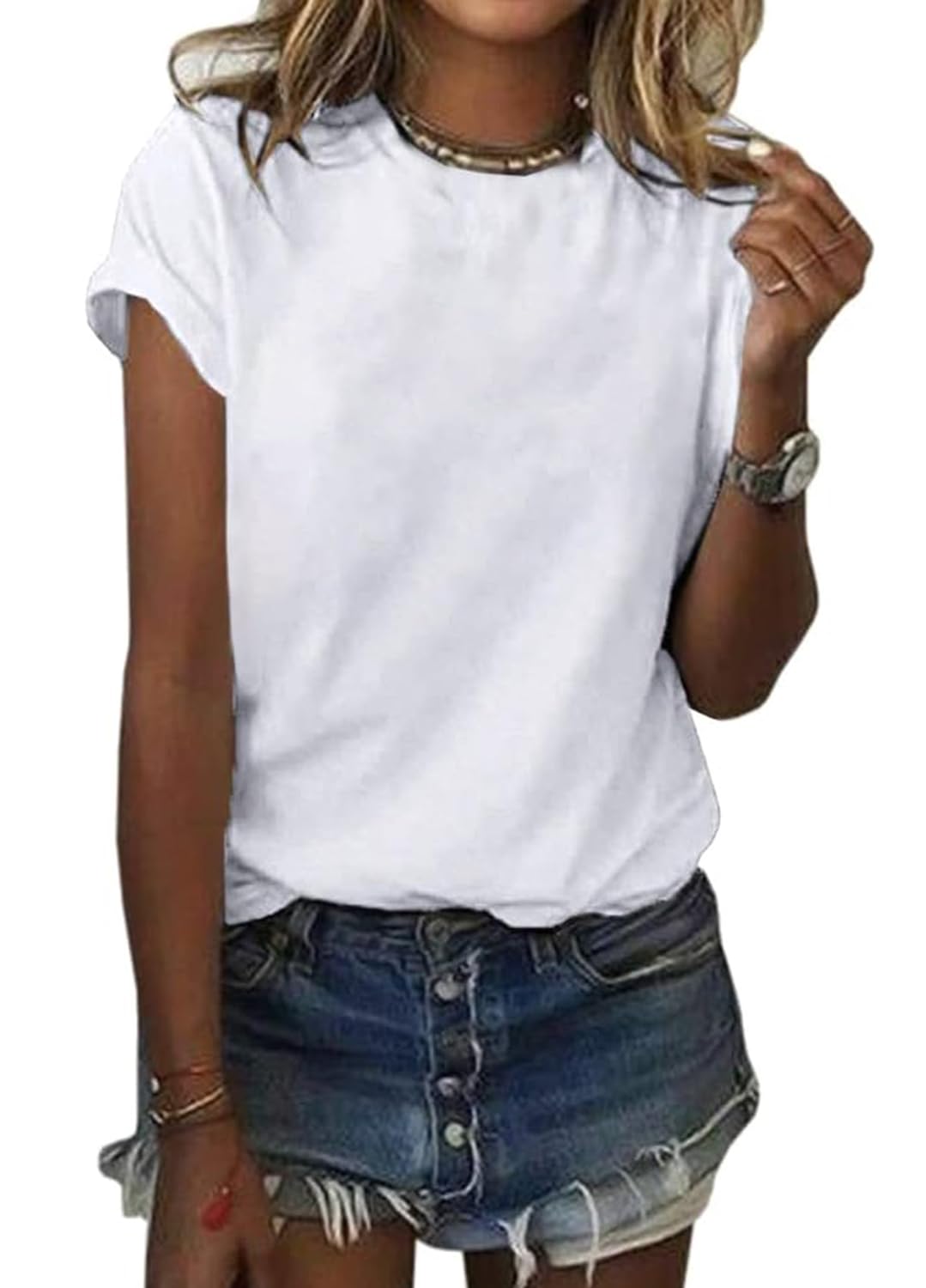 YEXIPO Womens Graphic Tees Short Sleeve Summer Tops Casual Cute T Shirts