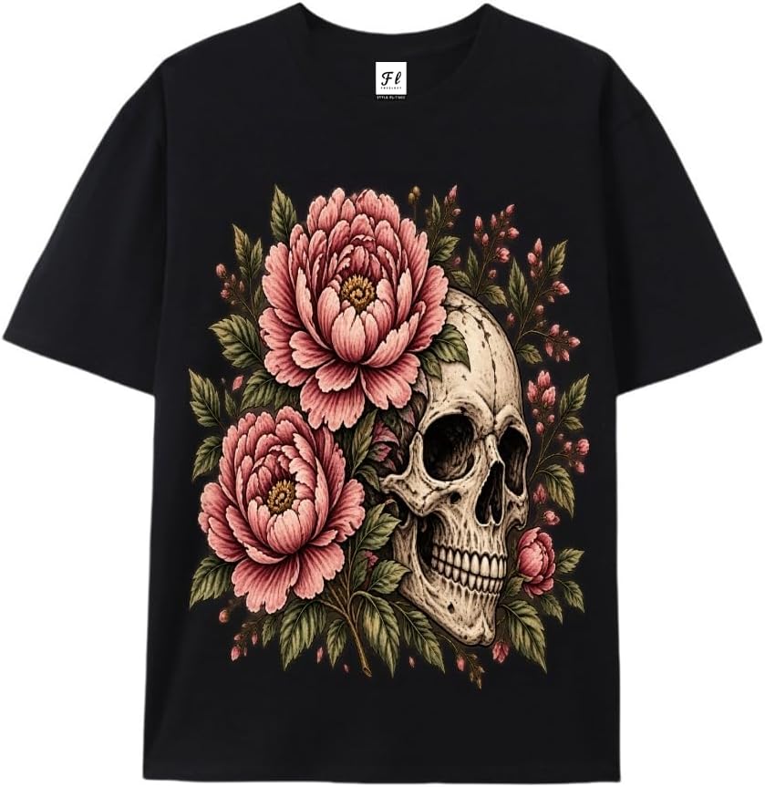 Halloween Shirts Halloween t Shirts for Women Skeleton Cotton tee
