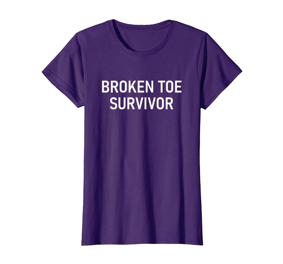 Broken Toe Survivor, Funny, Jokes, Sarcastic T-Shirt
