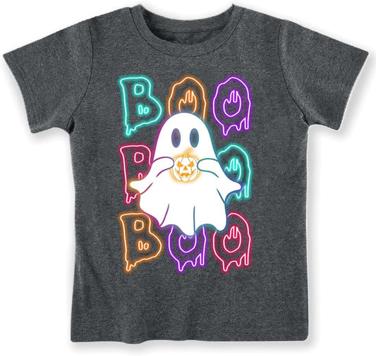 Halloween Shirt for Kids Toddler Boys Girls Cute Halloween Graphic T-Shirt Fall Trick or Treat Tee