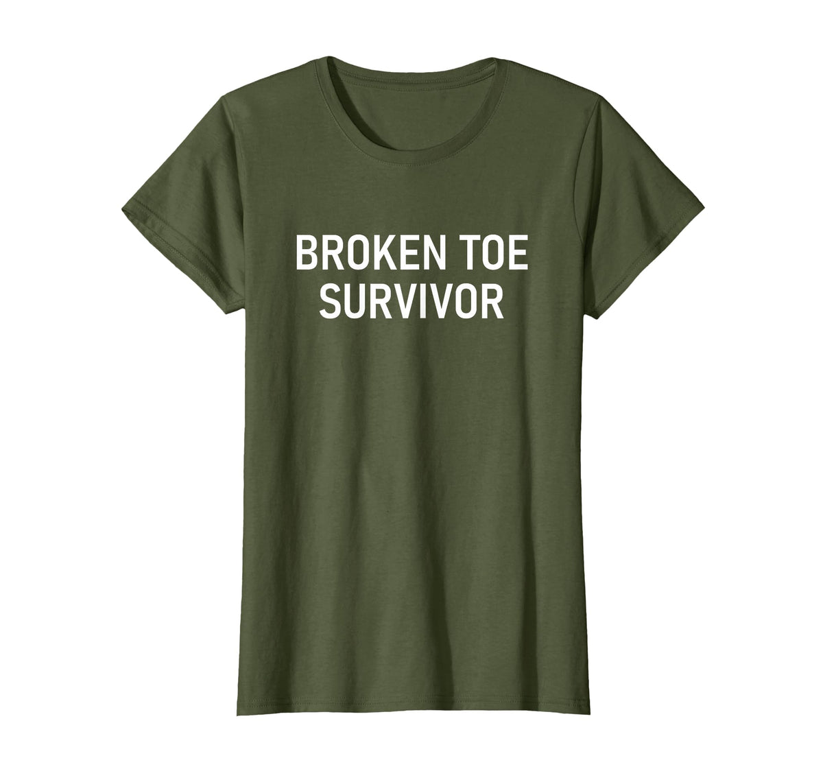 Broken Toe Survivor, Funny, Jokes, Sarcastic T-Shirt