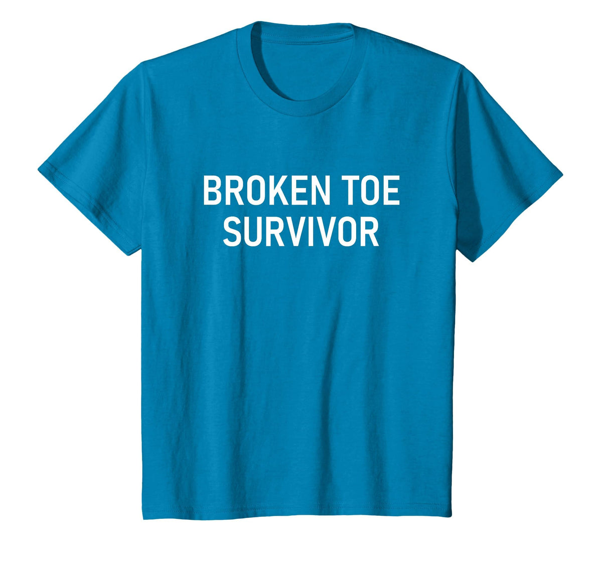 Broken Toe Survivor, Funny, Jokes, Sarcastic T-Shirt