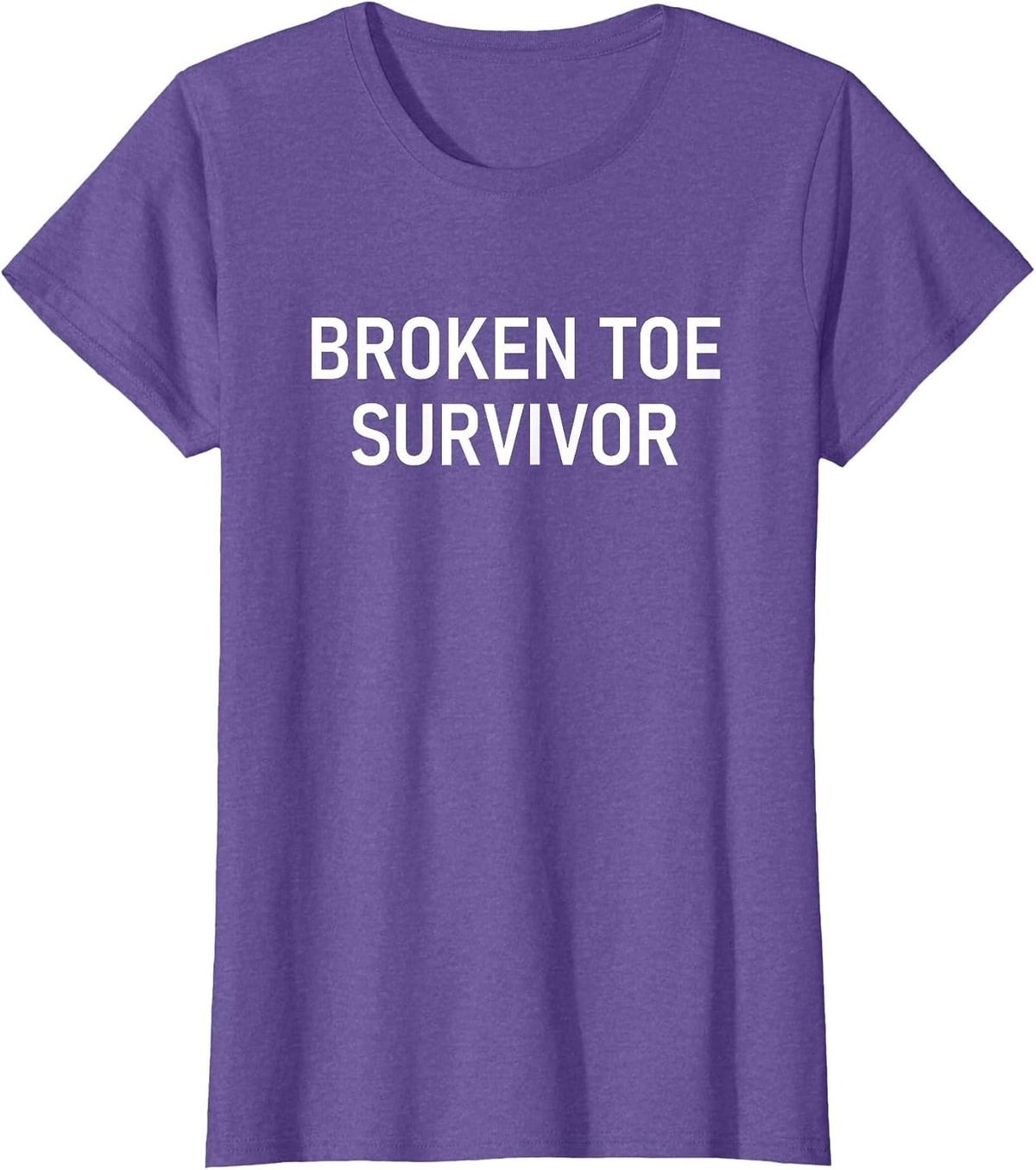 Broken Toe Survivor, Funny, Jokes, Sarcastic T-Shirt