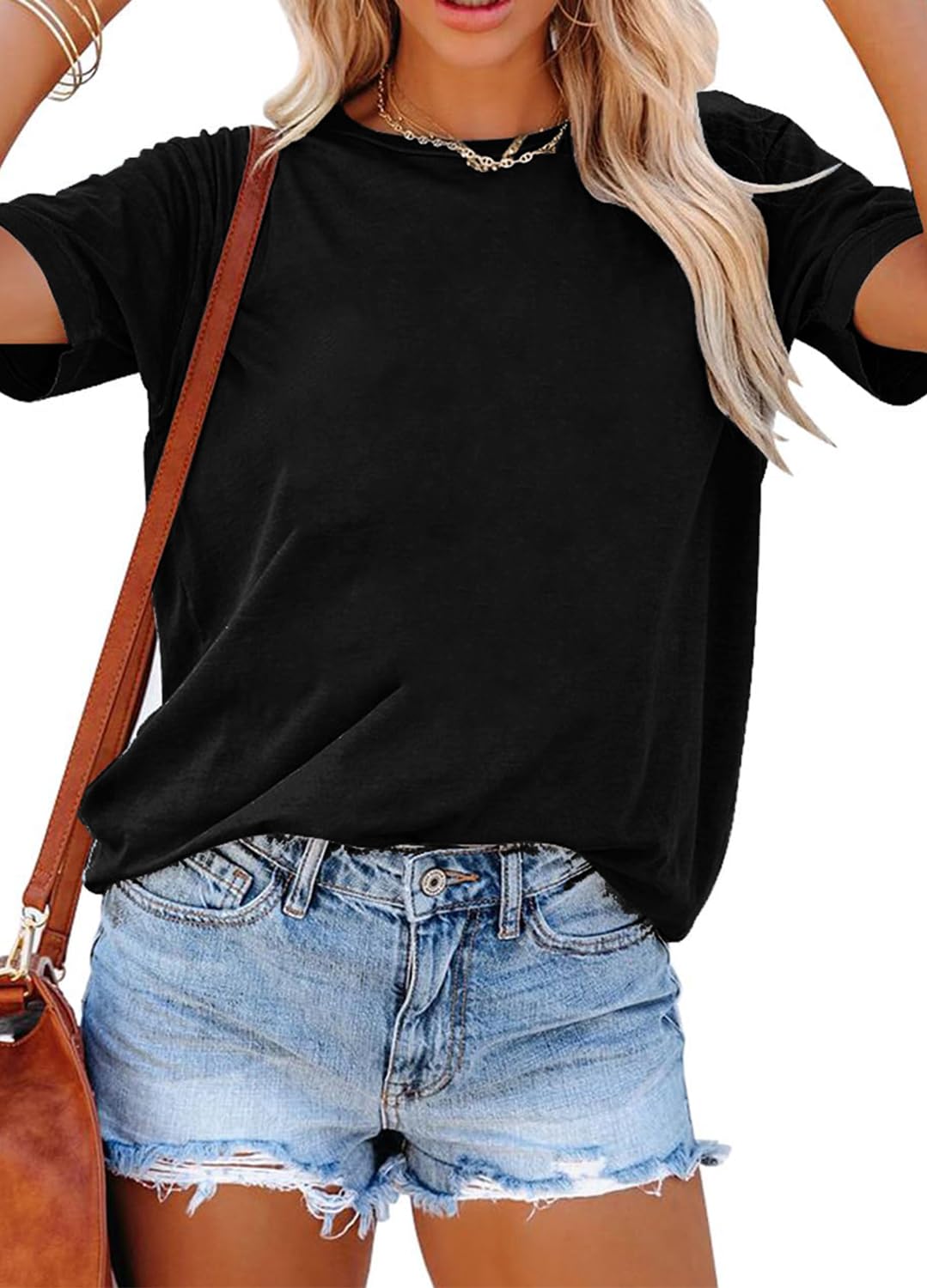 YEXIPO Womens Graphic Tees Short Sleeve Summer Tops Casual Cute T Shirts