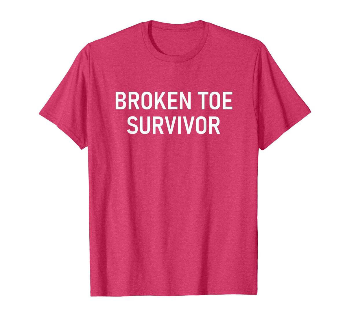Broken Toe Survivor, Funny, Jokes, Sarcastic T-Shirt