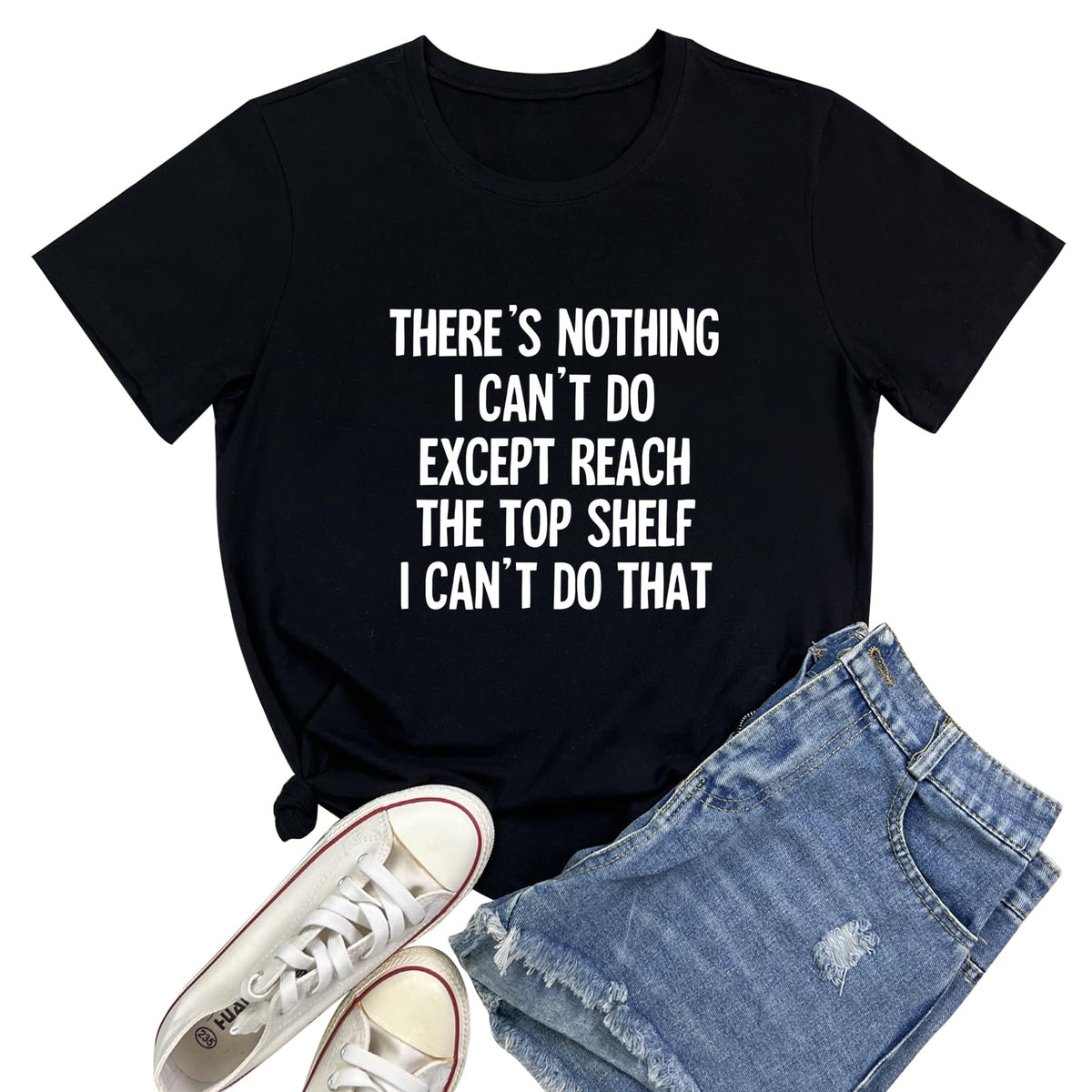 BLACKOO Women There's Nothing Funny Tshirts Graphic Cute Tees
