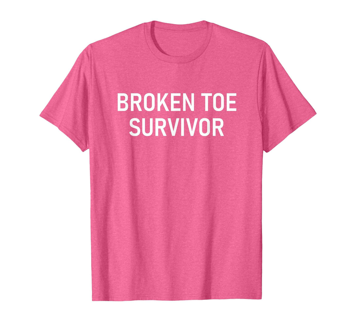 Broken Toe Survivor, Funny, Jokes, Sarcastic T-Shirt