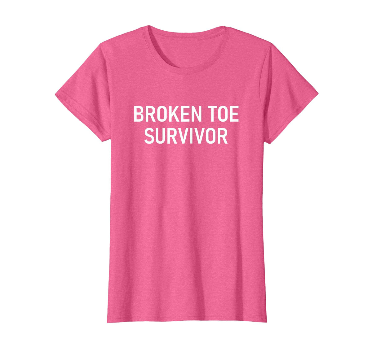 Broken Toe Survivor, Funny, Jokes, Sarcastic T-Shirt