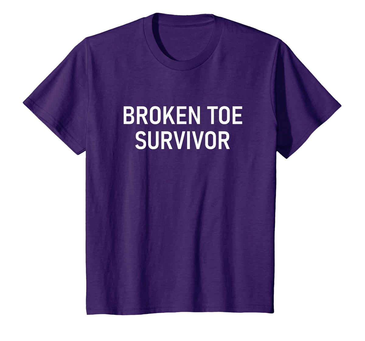 Broken Toe Survivor, Funny, Jokes, Sarcastic T-Shirt