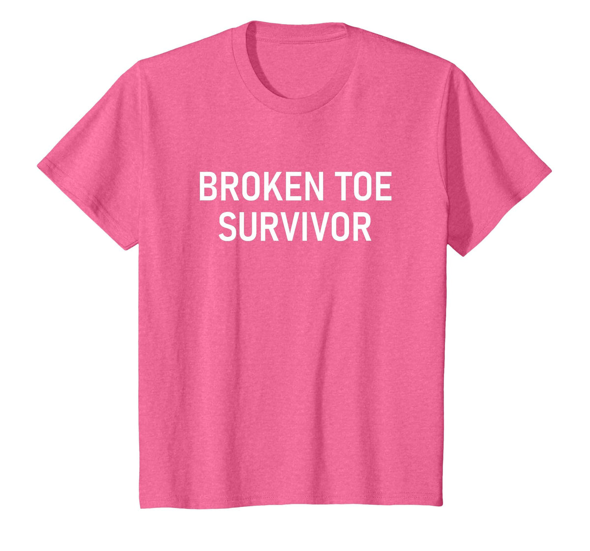 Broken Toe Survivor, Funny, Jokes, Sarcastic T-Shirt