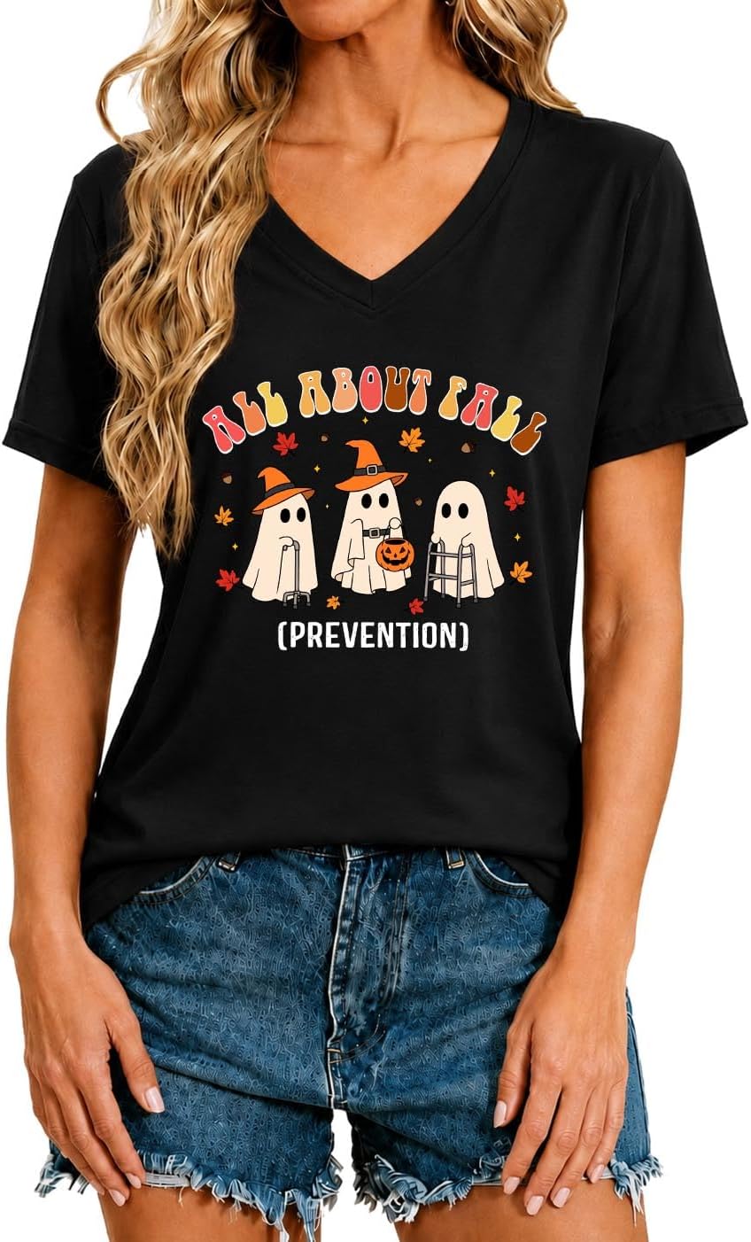 All About Fall Prevention Tshirt, Halloween All About Fall Prevention Shirt