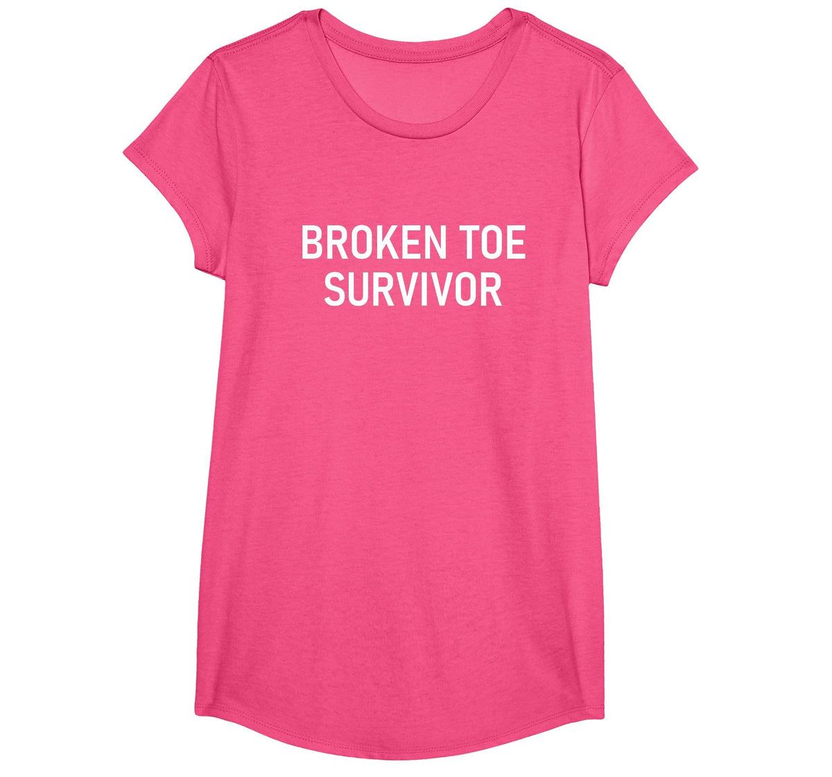 Broken Toe Survivor, Funny, Jokes, Sarcastic T-Shirt