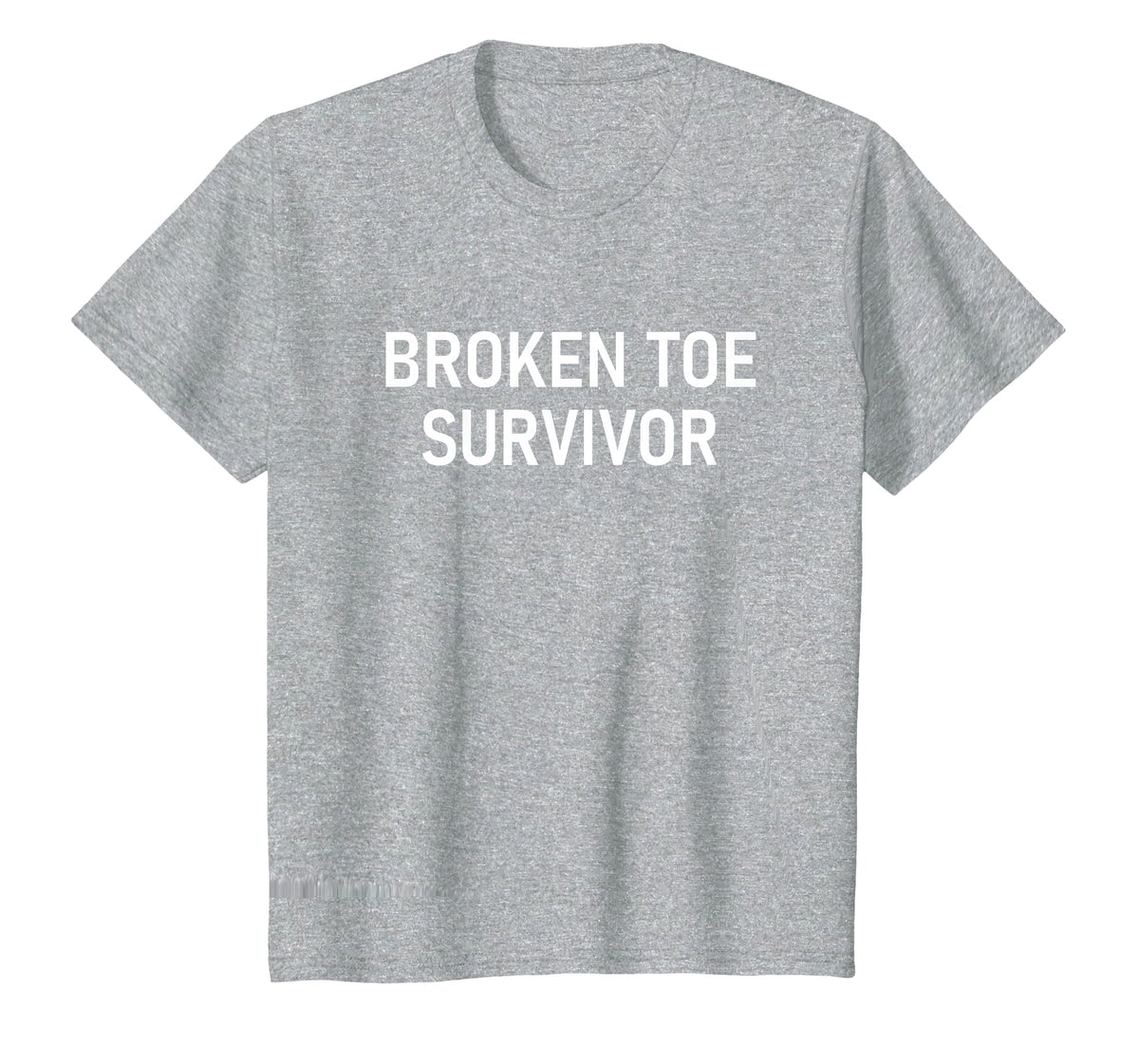 Broken Toe Survivor, Funny, Jokes, Sarcastic T-Shirt