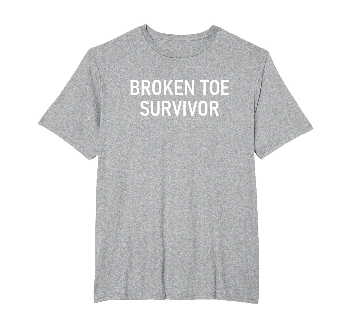 Broken Toe Survivor, Funny, Jokes, Sarcastic T-Shirt