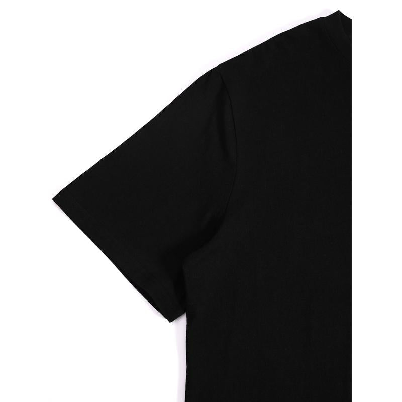T-Shirt With Witch Hat And Broom Pattern, Printed Tonight We Fly Summer Multi-Color T-Shirts