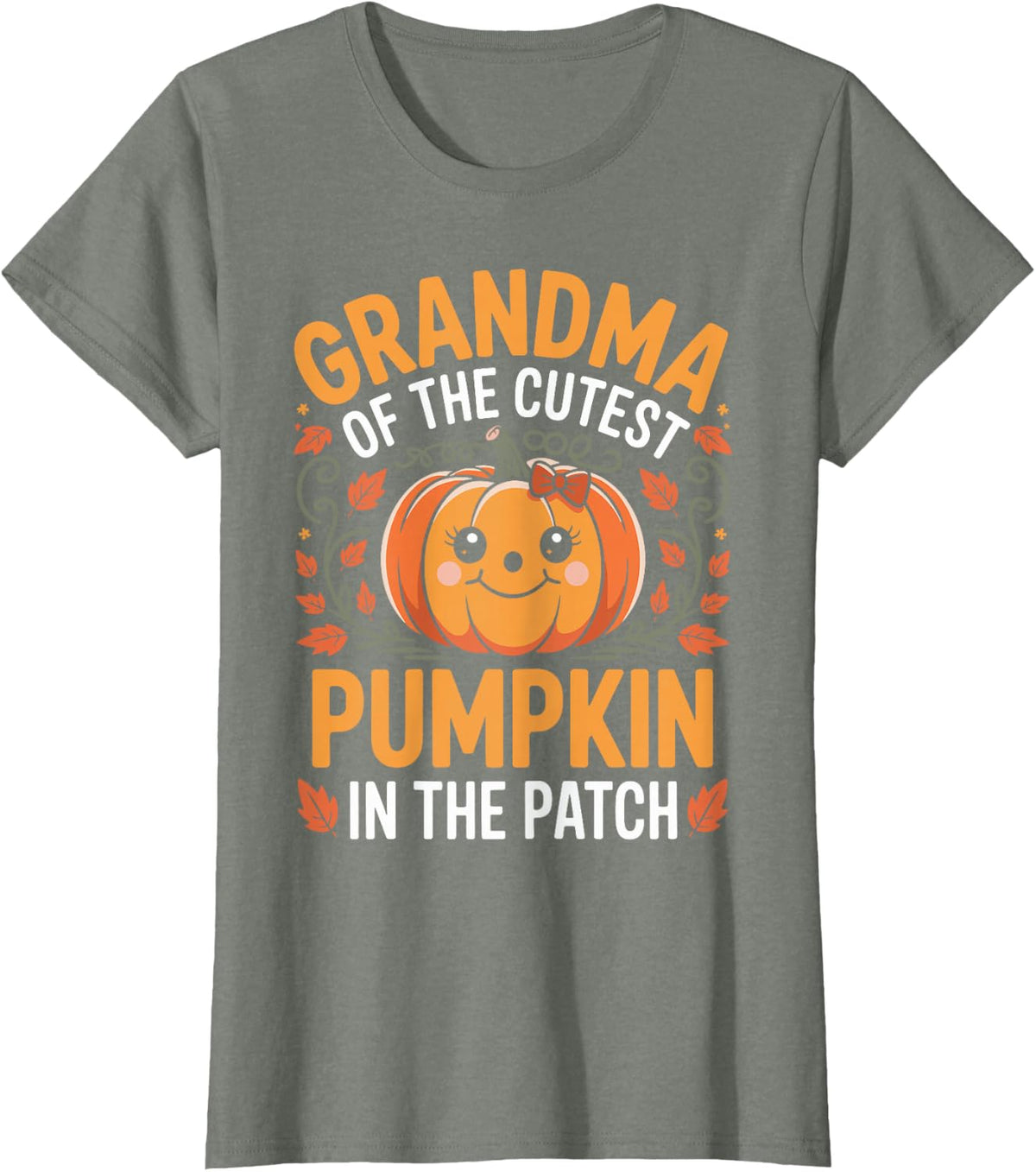 Grandma of The Cutest Pumpkin in The Patch Grandma Pumpkin T-Shirt