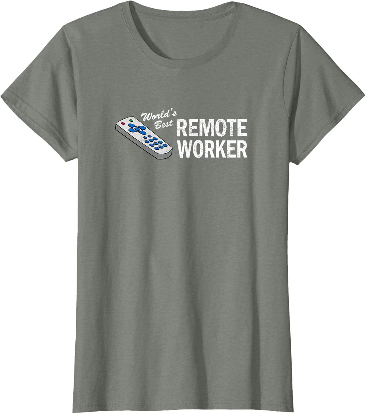 Funny TV Remote Worker Work From Home T-Shirt
