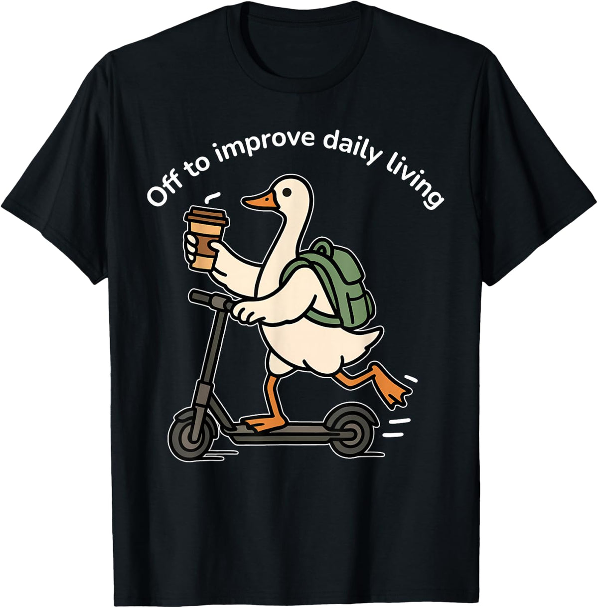 Off to Improve Daily Living Occupational Therapy Goose OT T-Shirt