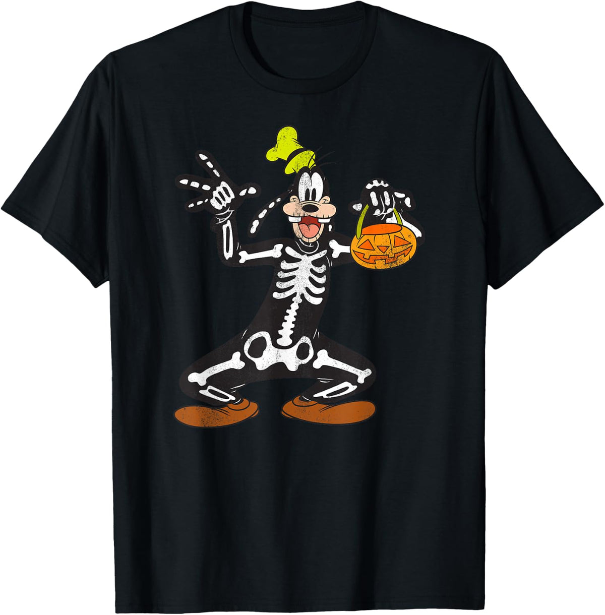 Disney - Goofy Skeleton Halloween T-Shirt