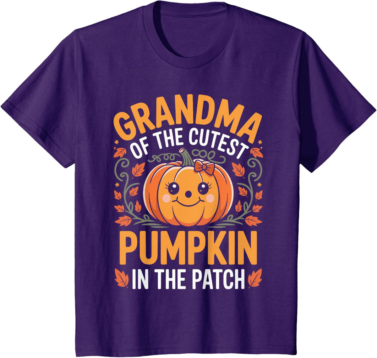 Grandma of The Cutest Pumpkin in The Patch Grandma Pumpkin T-Shirt